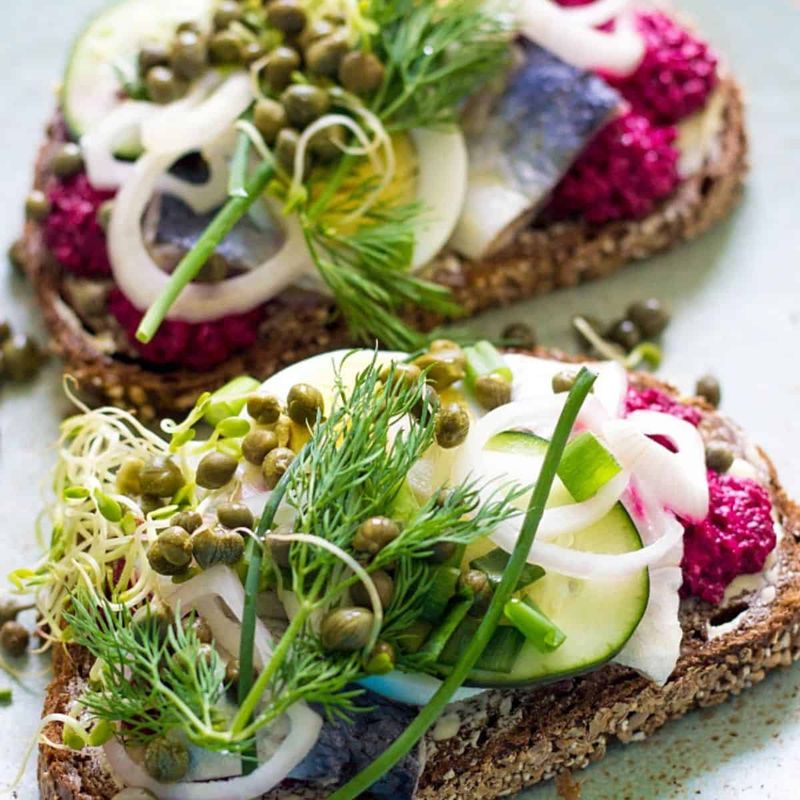 Danish Smørrebrød (Open-Faced Sandwiches)