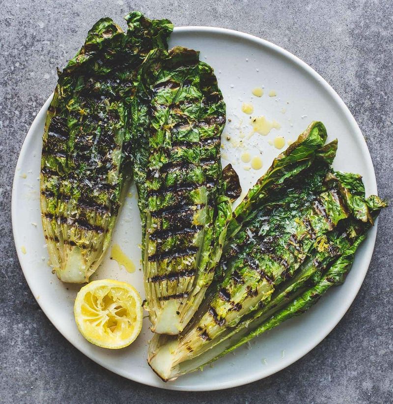 Grilled Romaine Lettuce