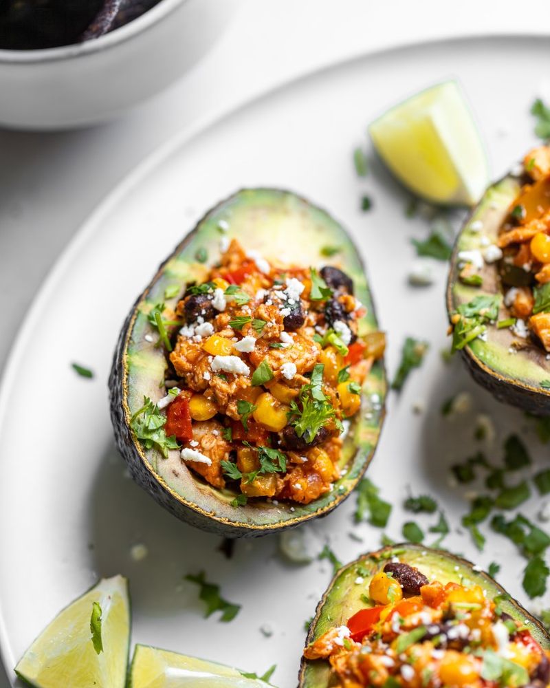 Stuffed Grilled Avocados
