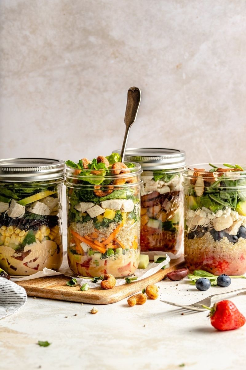 Mason Jar Chicken Salad