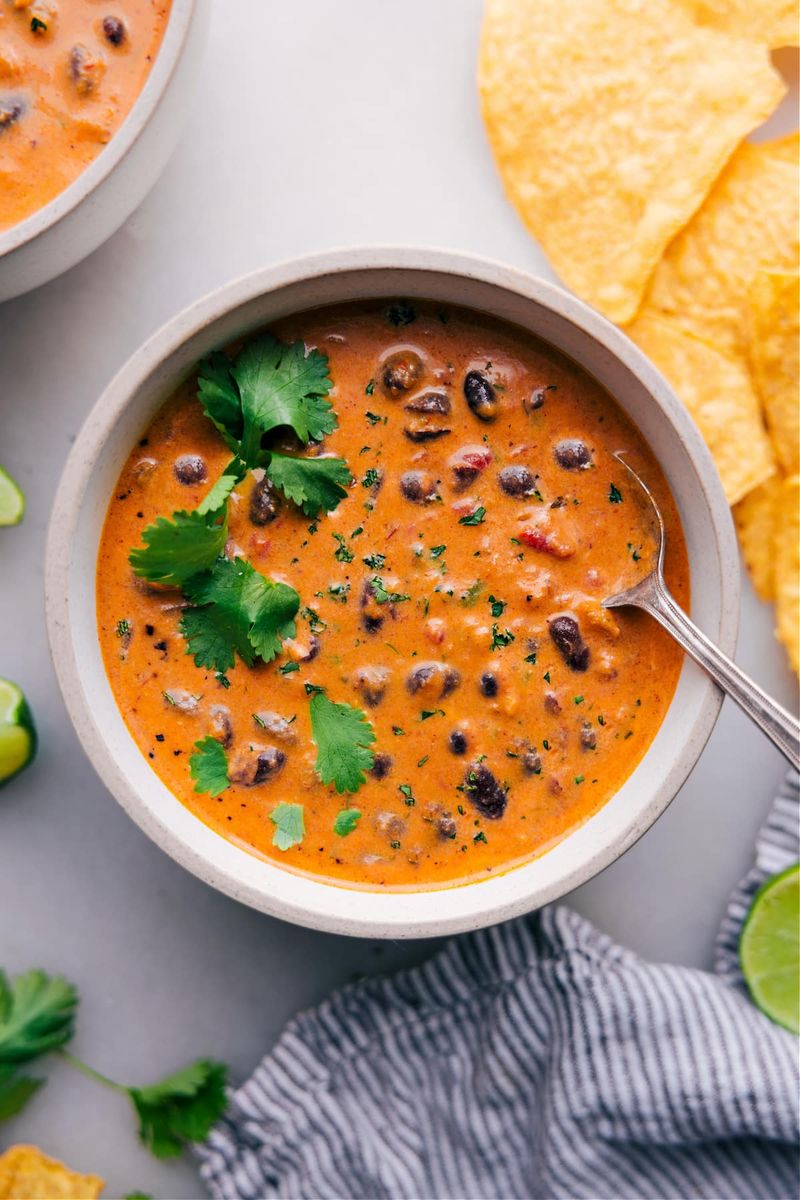 Spicy Pumpkin Black Bean Soup