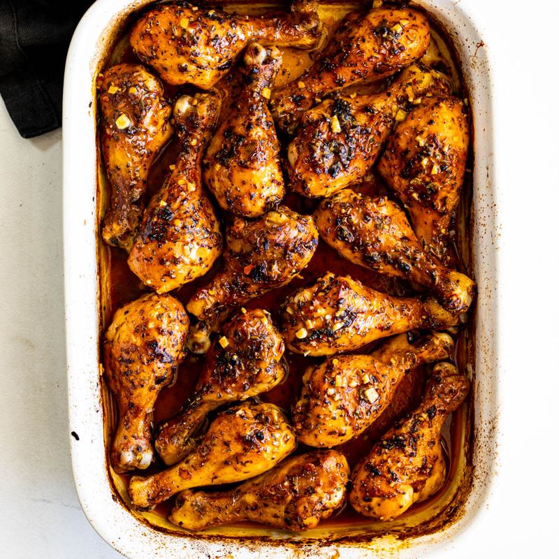 Paprika Roasted Chicken Legs