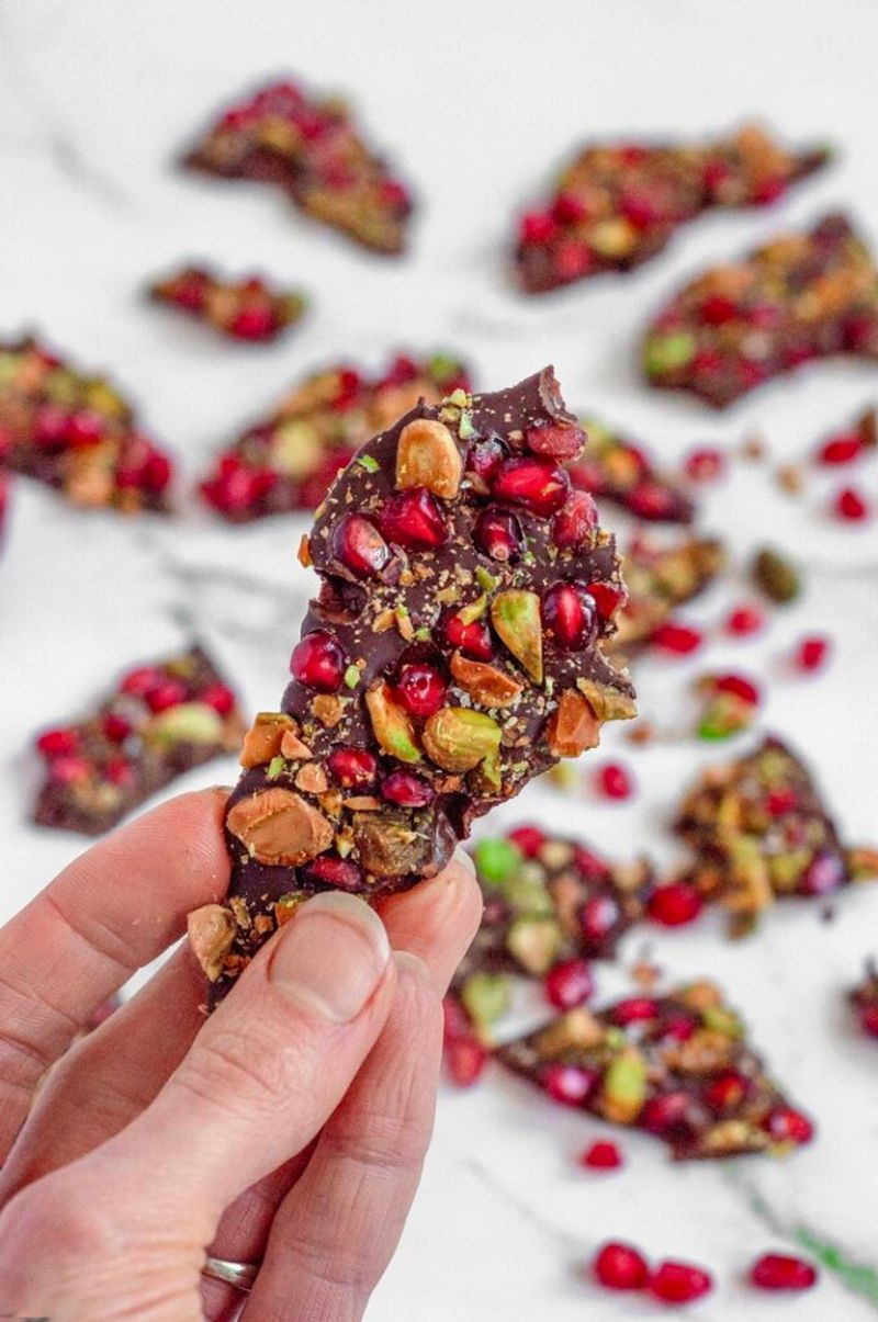 Midnight Pomegranate & Dark Chocolate Bark
