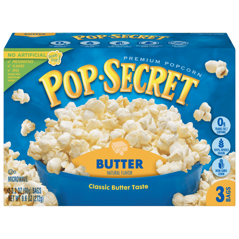 Microwave Popcorn With Butter