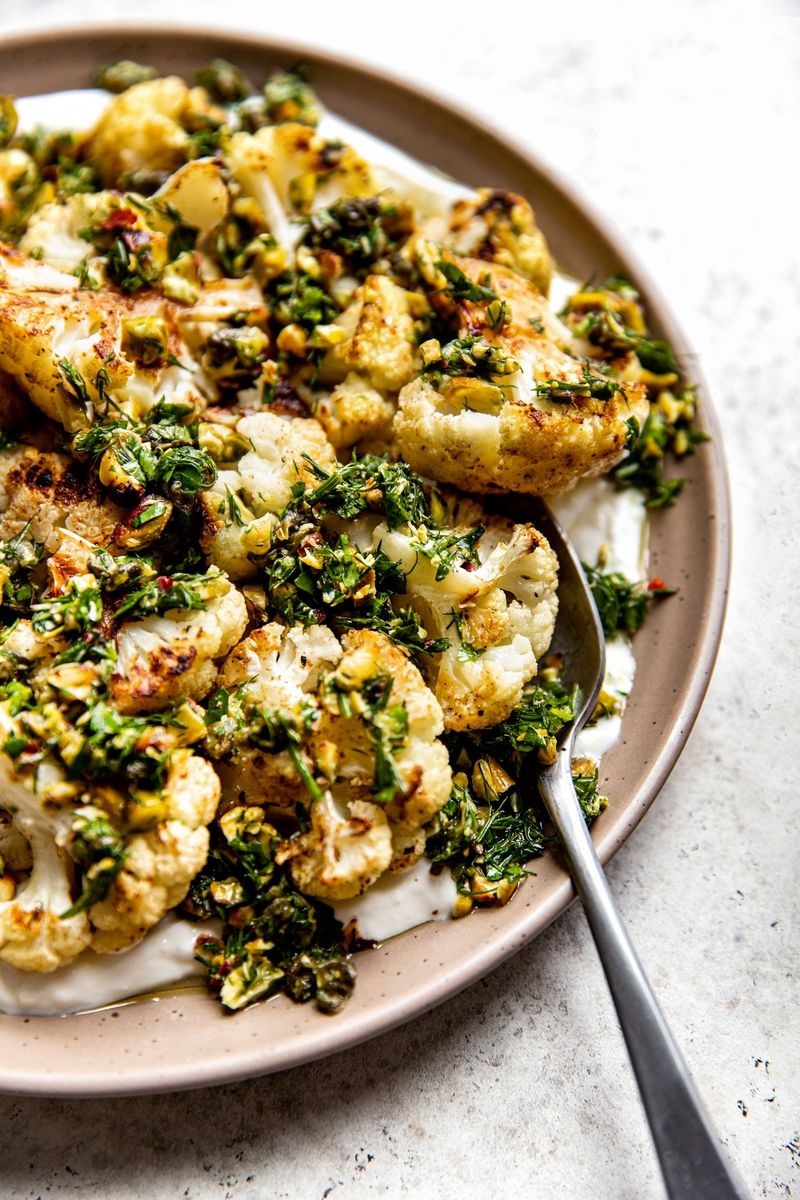 Roasted Herb & Lemon Cauliflower