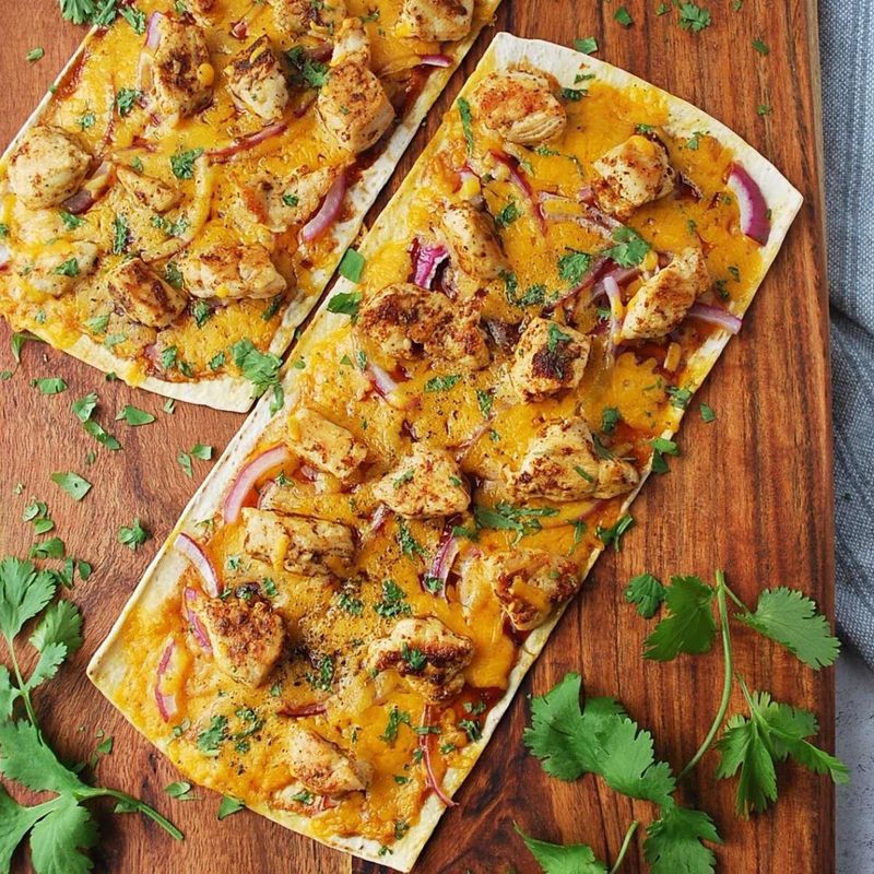Bake On A Flatbread With Cheese