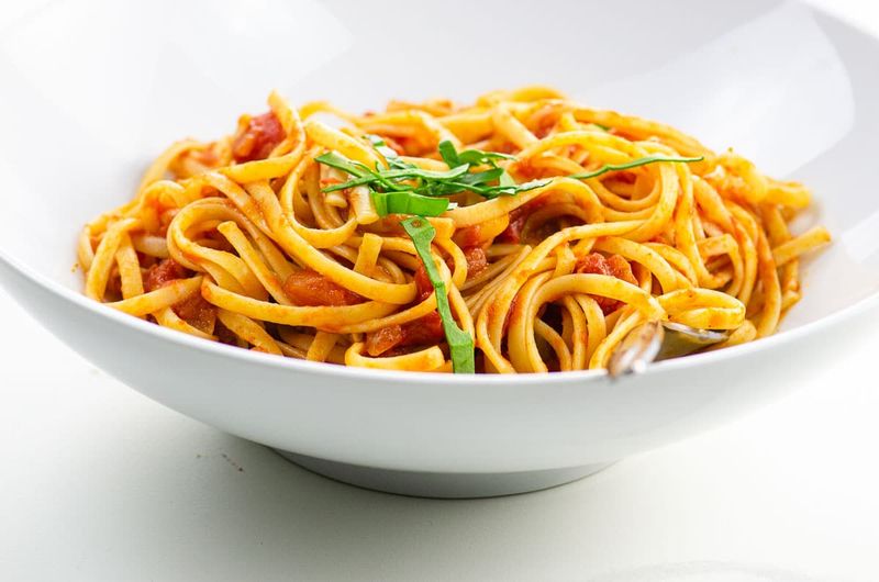 Overly Sauced Pasta