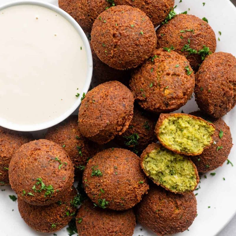 Making Massive Falafel Balls