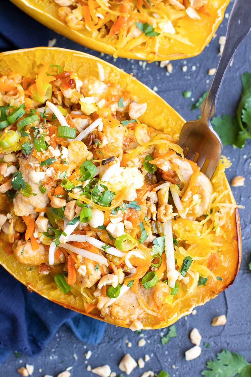 Spaghetti Squash Pad Thai