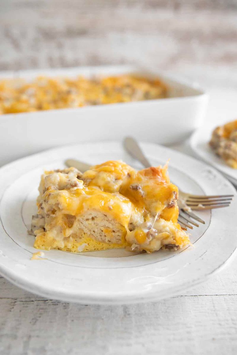 Biscuits And Gravy Casserole
