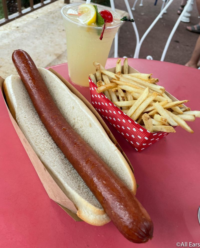 Hot Dog And Fries