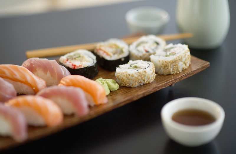 Sushi With Raw Fish