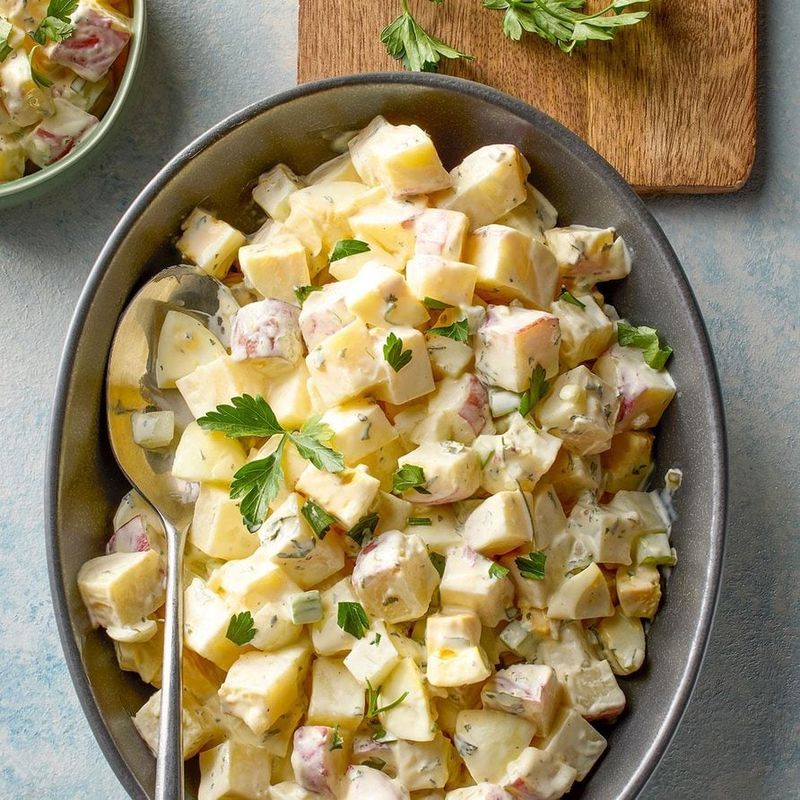 Potato Salad That Disappears At Every Picnic