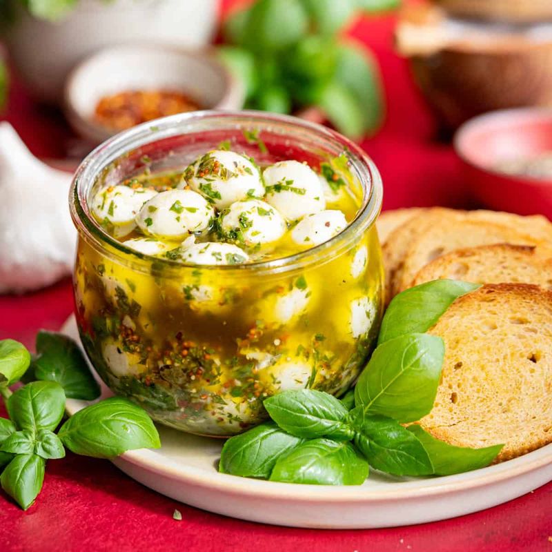 Herb Marinated Mozzarella