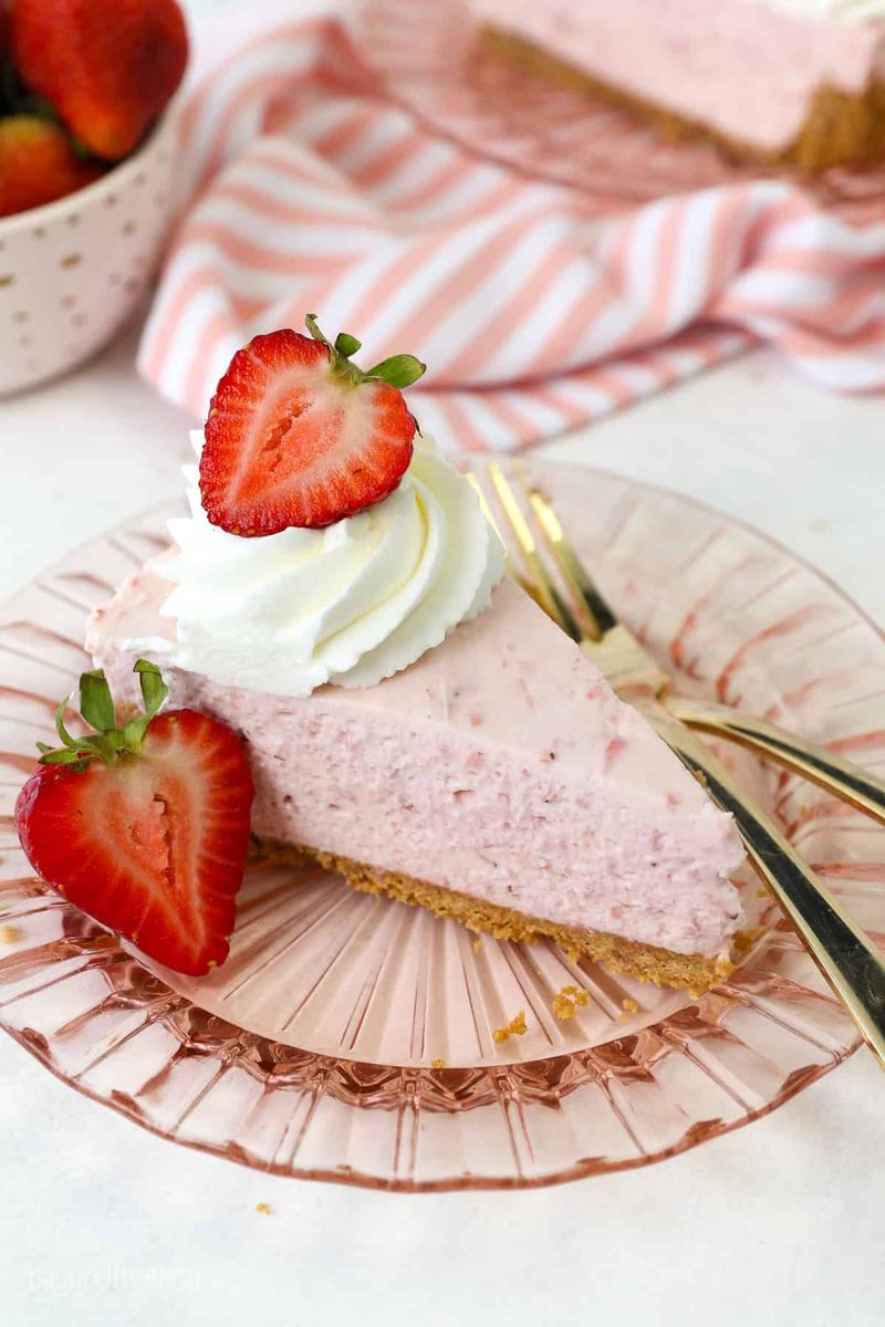 Frozen Strawberry Cheesecake