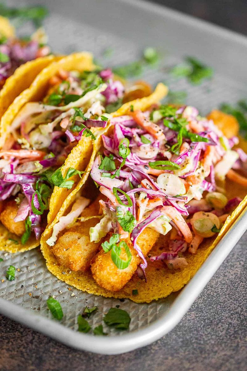 Frozen Fish Stick Tacos
