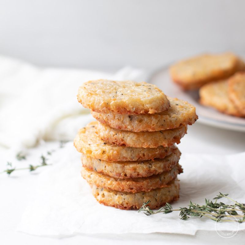 Savory Shortbread Cookie Bites