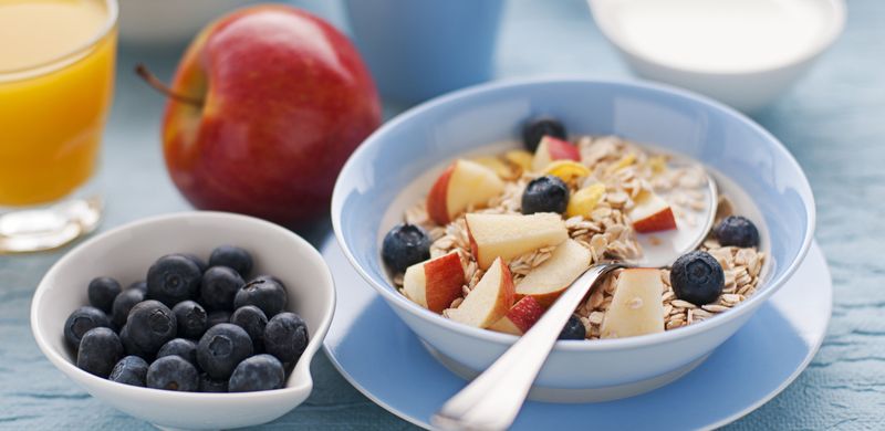 Cereal With Orange Juice