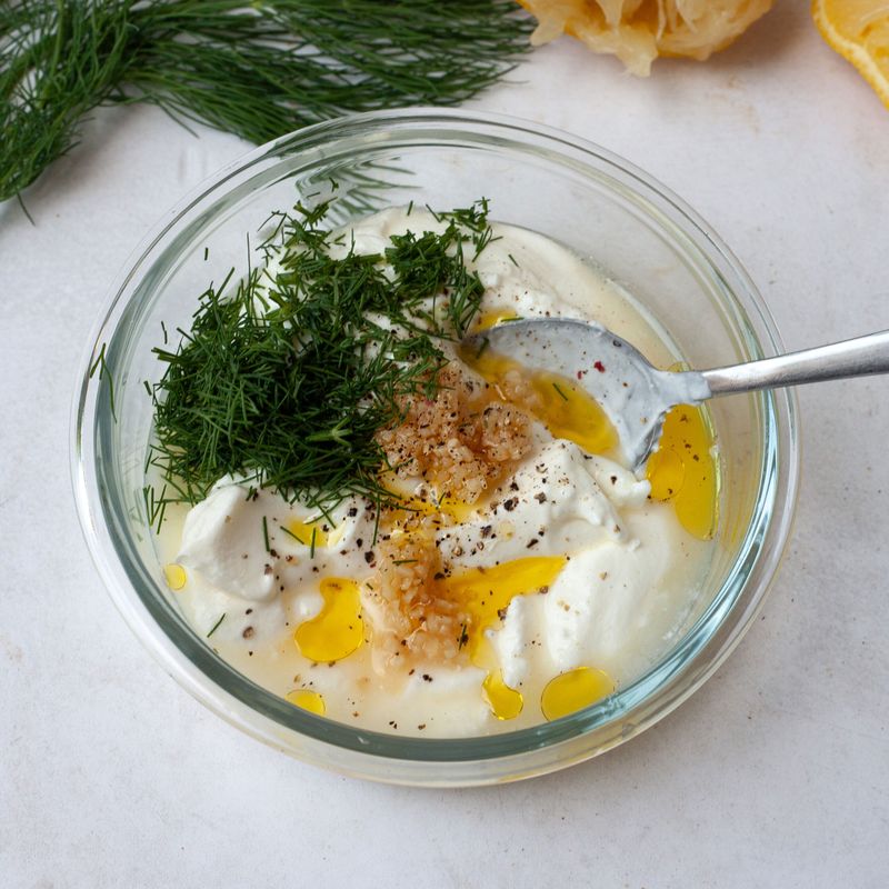 Mediterranean Yogurt Salad Dressing