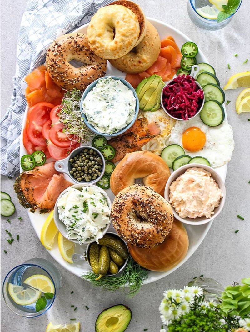 Bagels With Cream Cheese