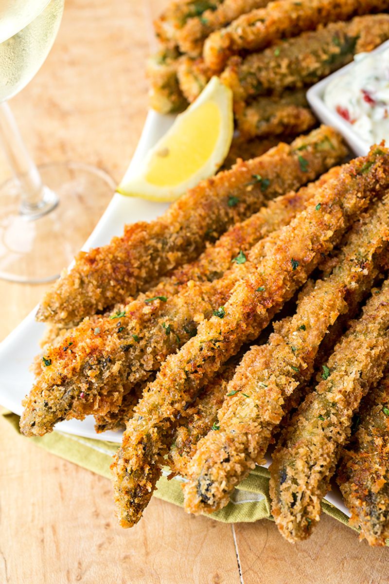 Deep-Fried Asparagus