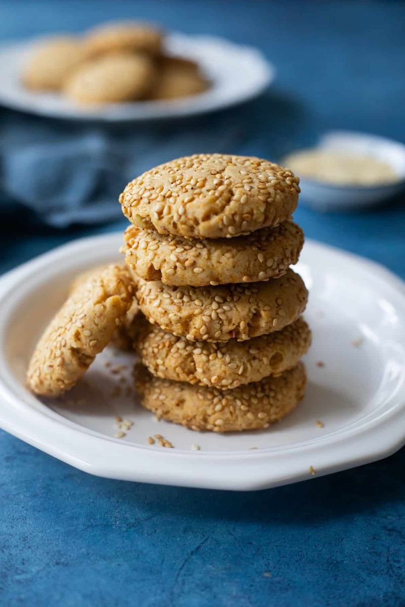 Nutty Tahini Cookies
