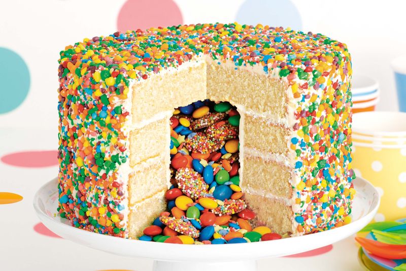 Piñata Surprise Cake