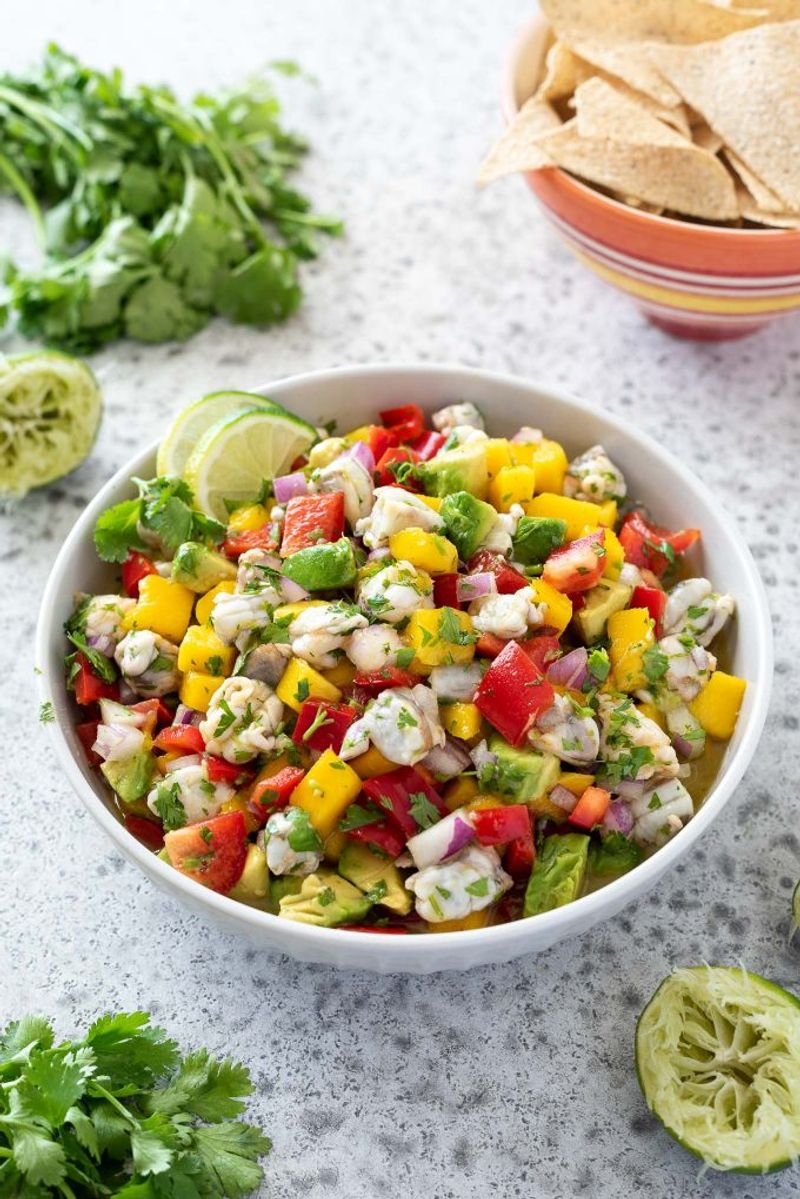 Shrimp And Mango Ceviche