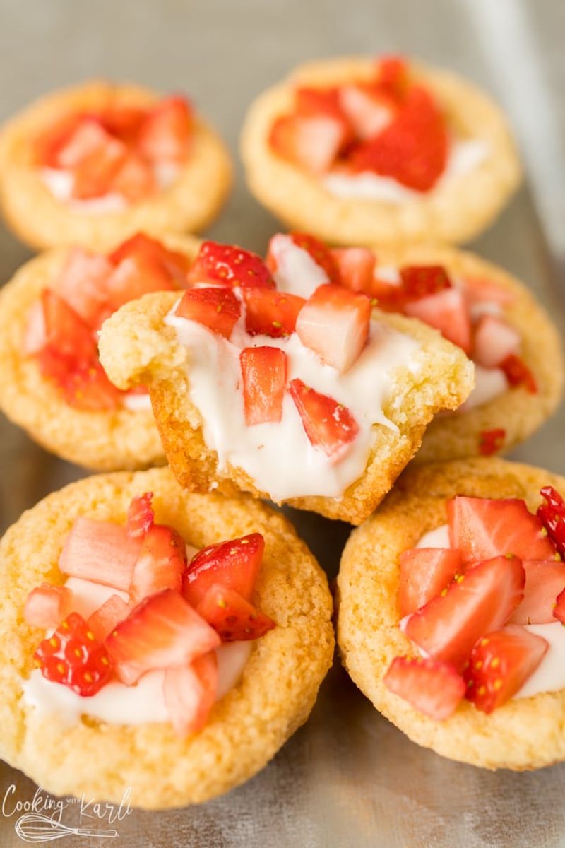 Strawberry Shortcake Biscuit Cups