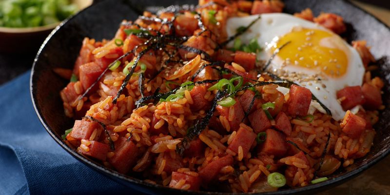 Spam Kimchi Fried Rice