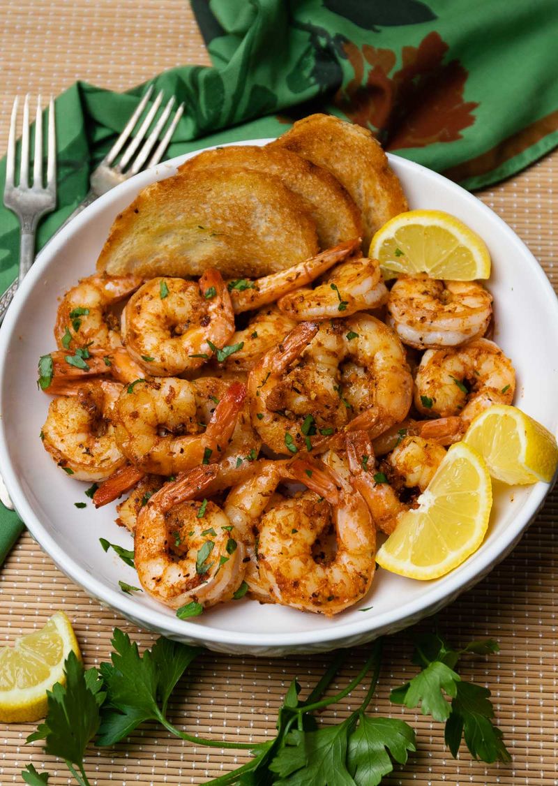 Fiery Garlic Cajun Shrimp