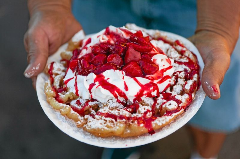Cancer (June 21-July 22): Funnel Cake with Strawberries