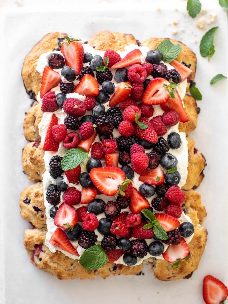 Strawberry Shortcake With Fresh Berries