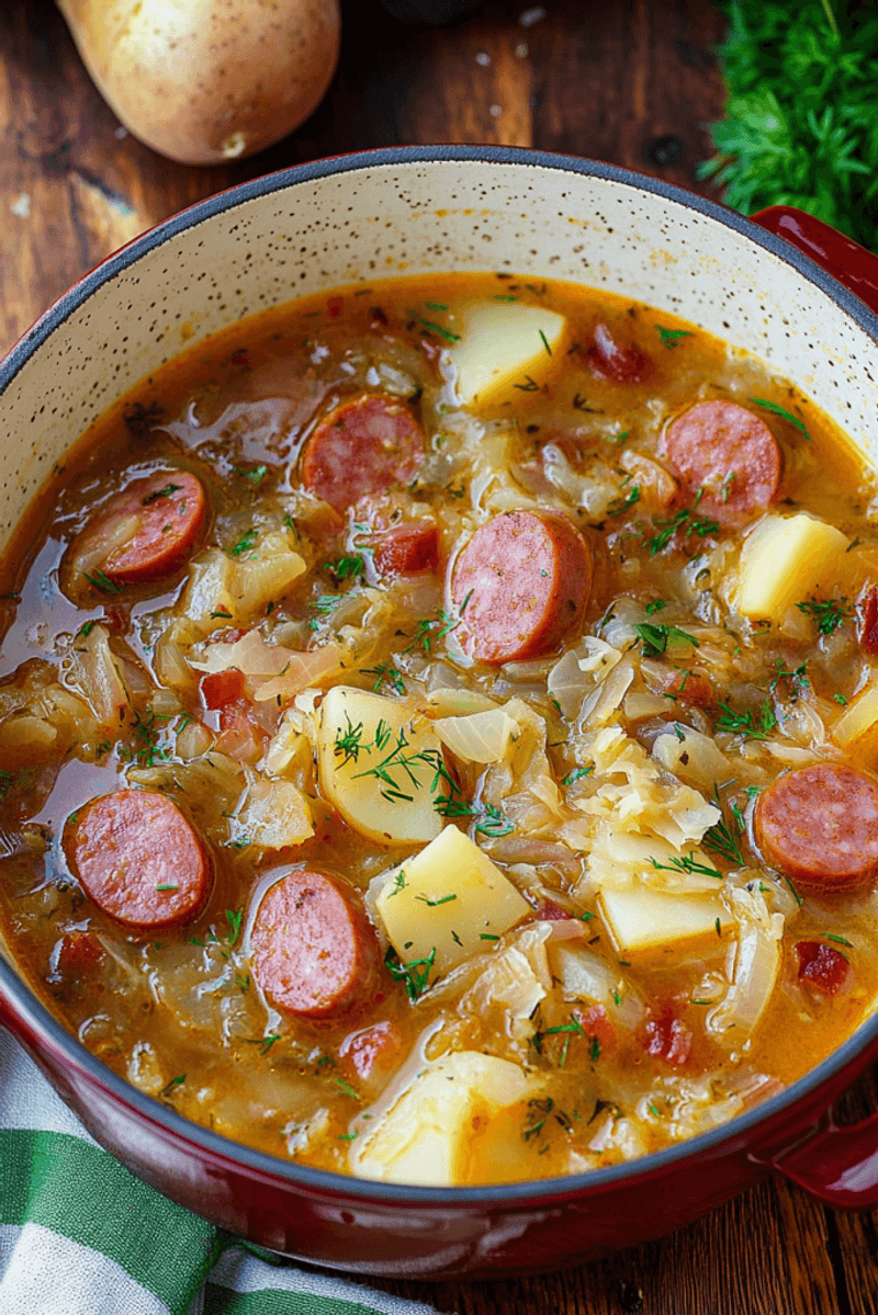 Sauerkraut And Potato Soup