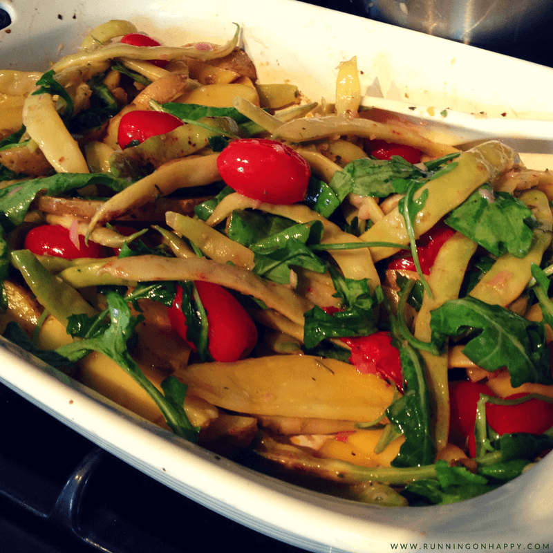 Dragon Tongue Bean Salad