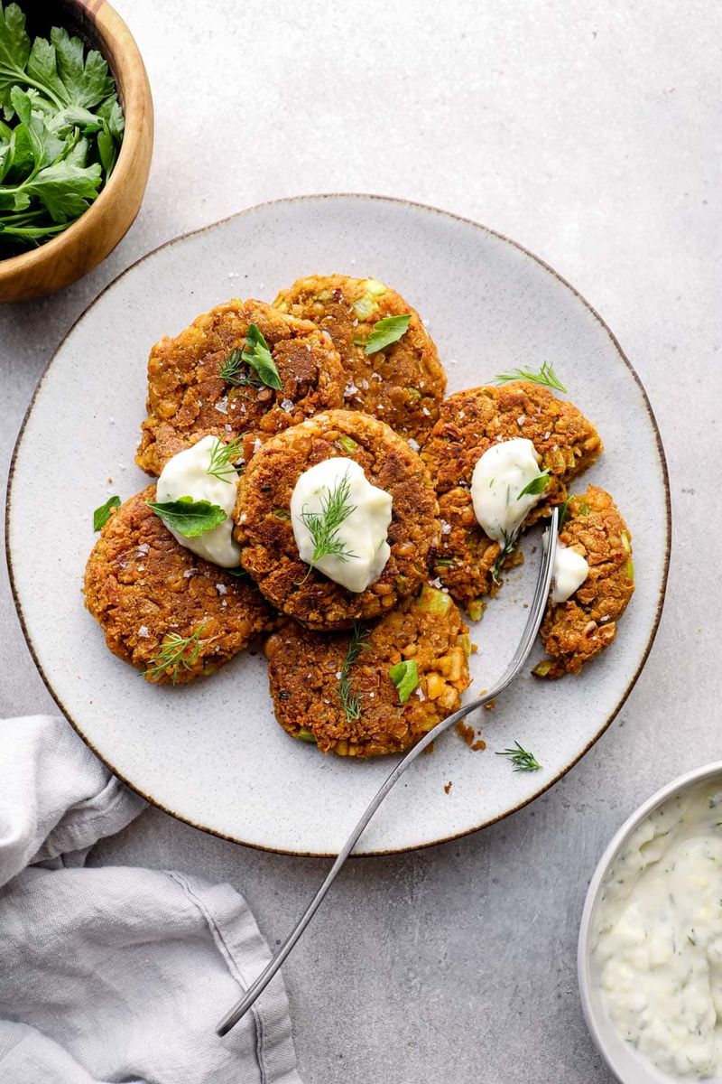 Mediterranean Chickpea Patties