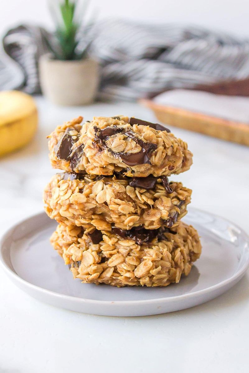 Banana Oat Breakfast Cookies