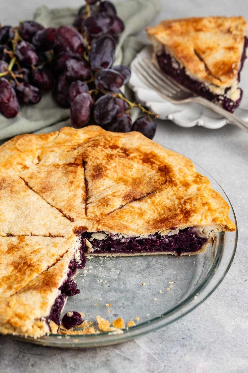 Concord Grape Pie