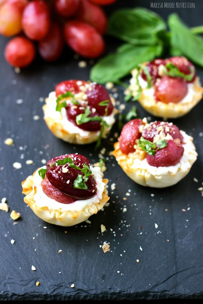 Roasted Grape And Goat Cheese Tart