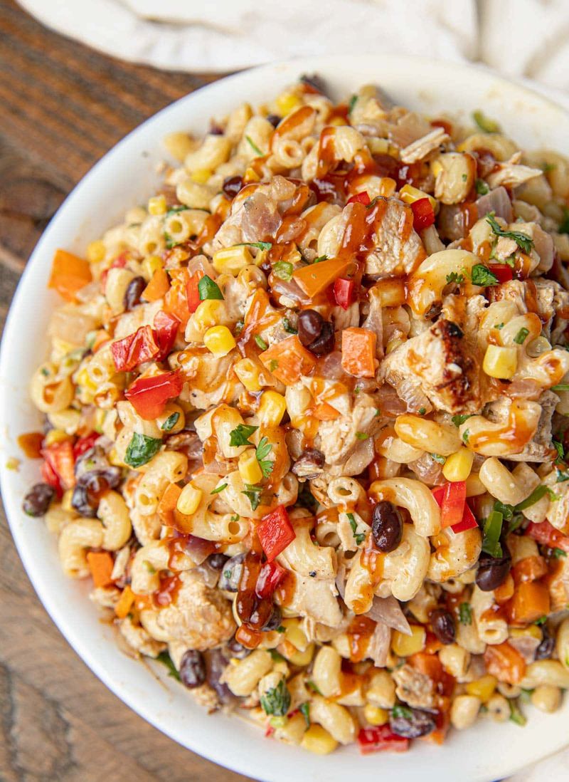 BBQ Chicken Ranch Pasta Salad