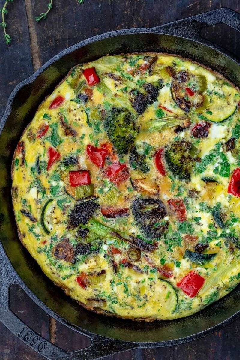 Roasted Veggie Frittata