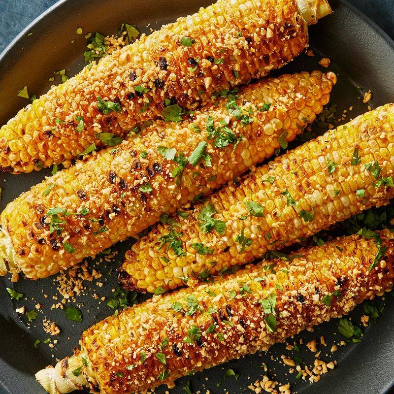 Thai Coconut Grilled Corn