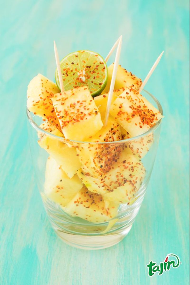 Pineapple With Tajin Seasoning