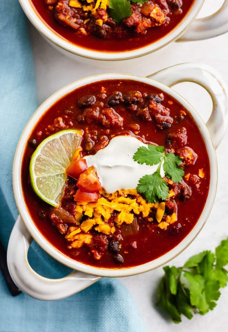 Red Bean And Veggie Chili