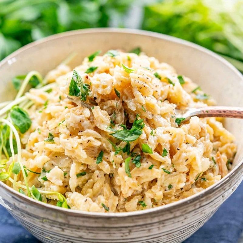 One-Pot Garlic Butter Orzo
