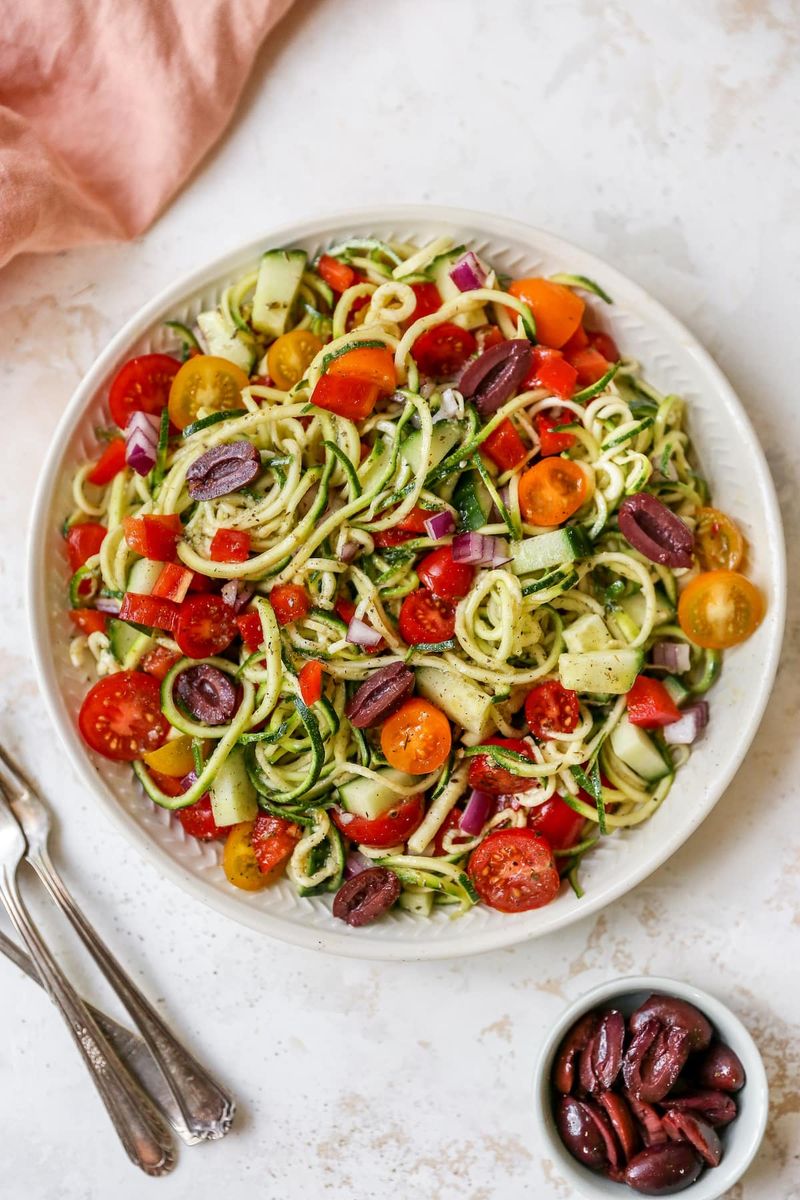 Zucchini Noodle Pasta Salad