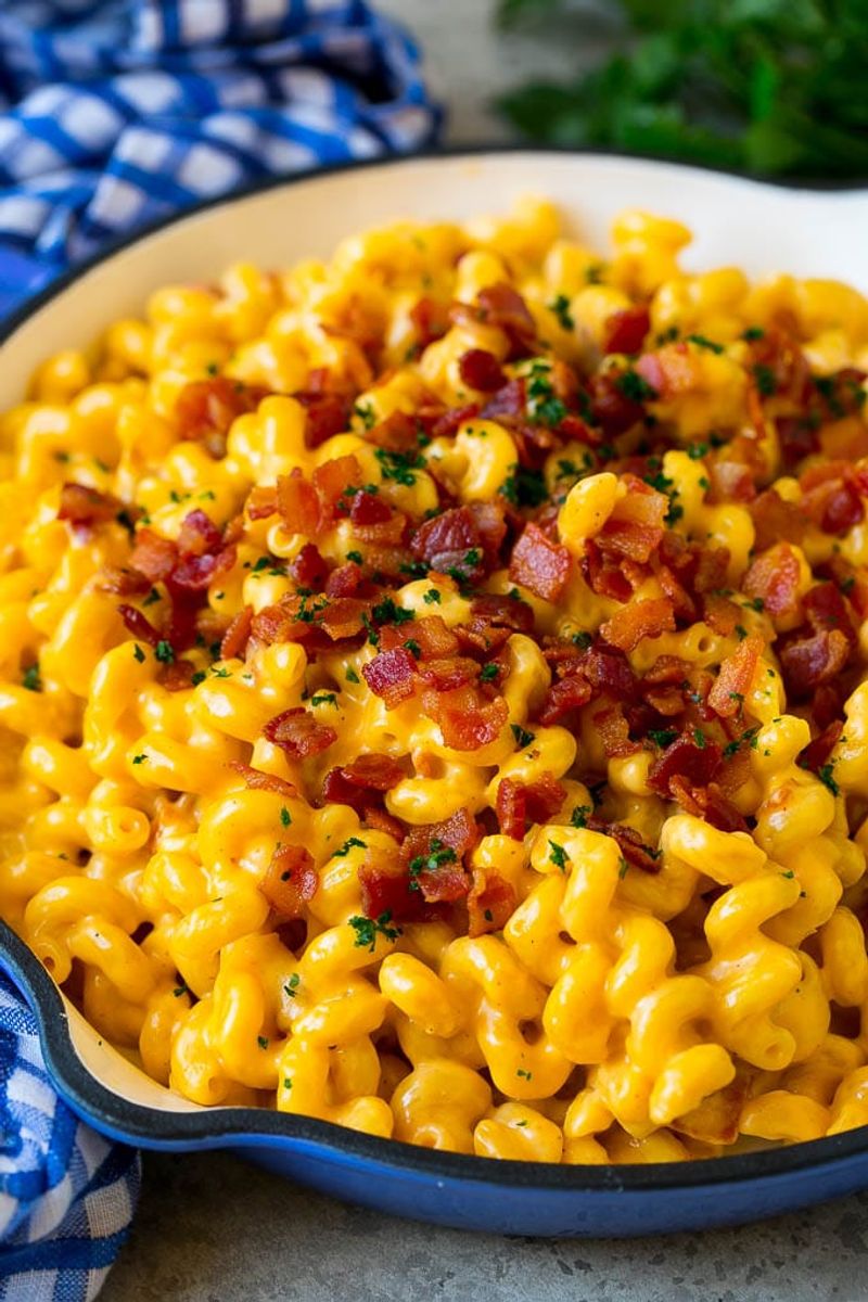 Smoked Mac And Cheese With Bacon Crust