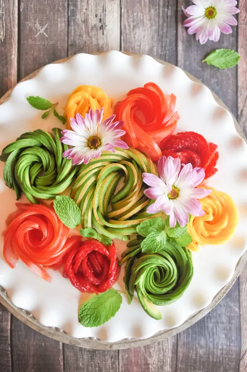 Avocado Roses