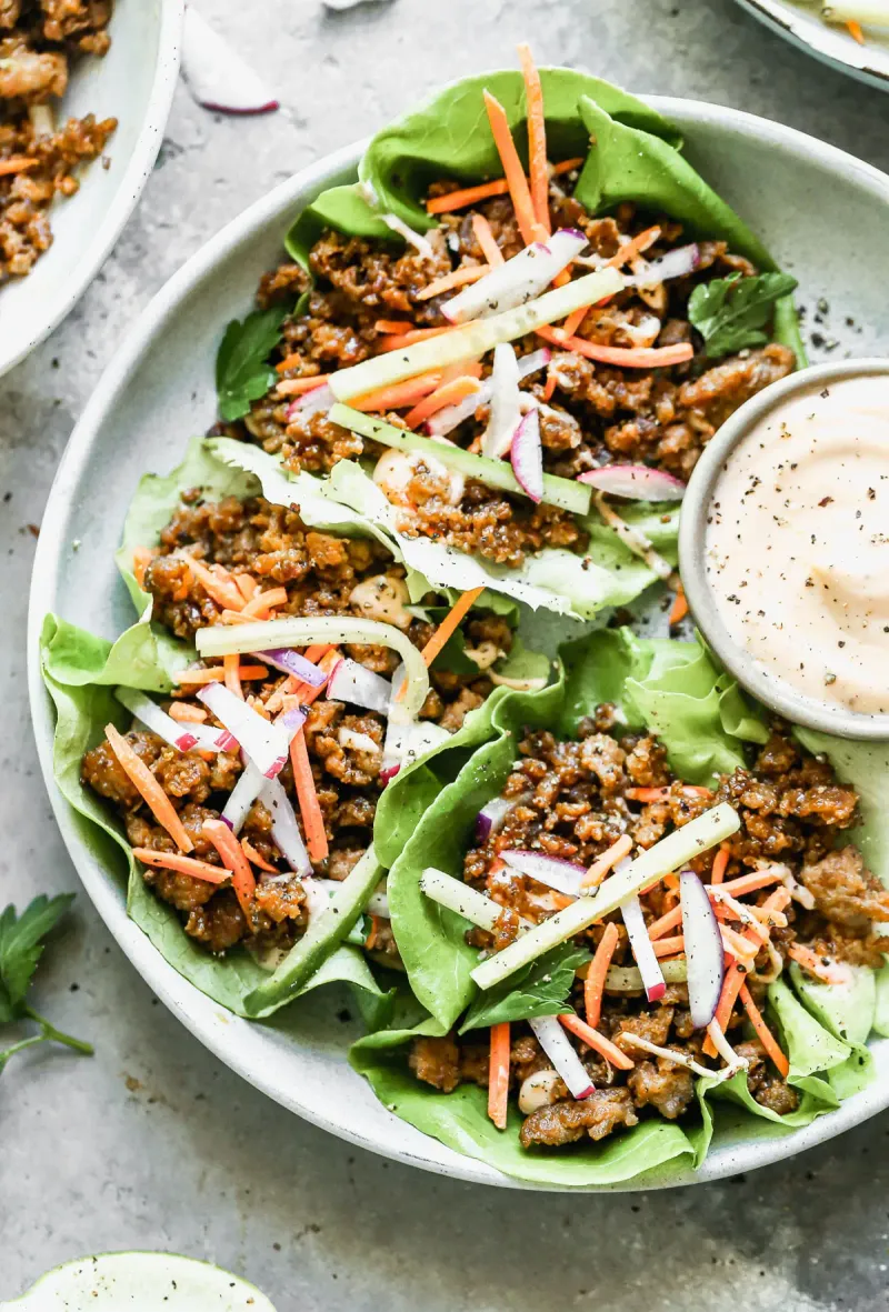 Vietnamese-Style Lettuce Wraps