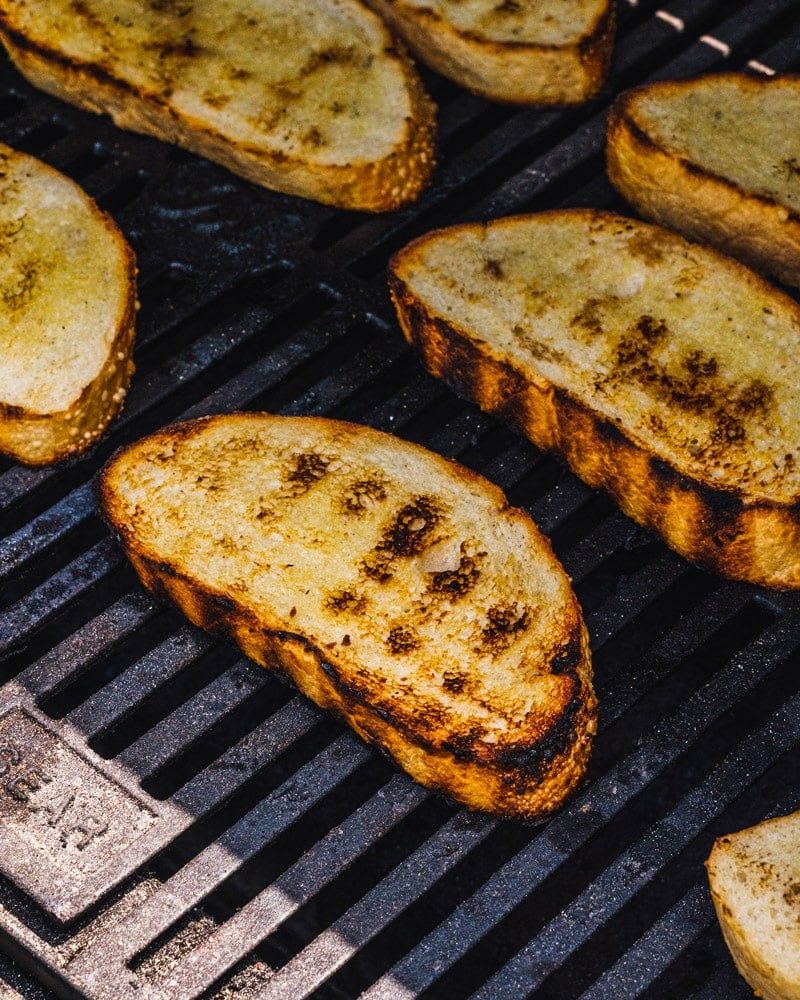 Charcoal-Toasted Garlic Bread